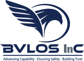 BVLOS InC logo with tagline